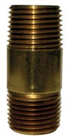 (image for) 1/8 in. MPT x 3-1/2 in. L MPT Brass Nipple