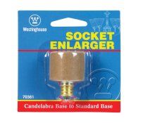 (image for) Candelabra to Standard Base Socket Adapter 1 pk