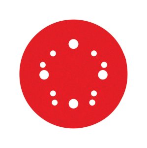 (image for) 5 in. Ceramic Blend Hook and Lock Sanding Disc 80 Grit Co