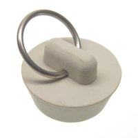 (image for) 1 in. Dia. White Rubber Sink Stopper