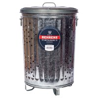 (image for) 20 gal. Galvanized Steel Smoking Receptacle Lid Included