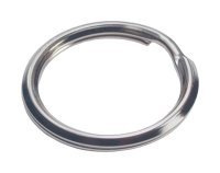 (image for) 1 in. D Tempered Steel Silver Split Rings/Cable Rings Key Ring