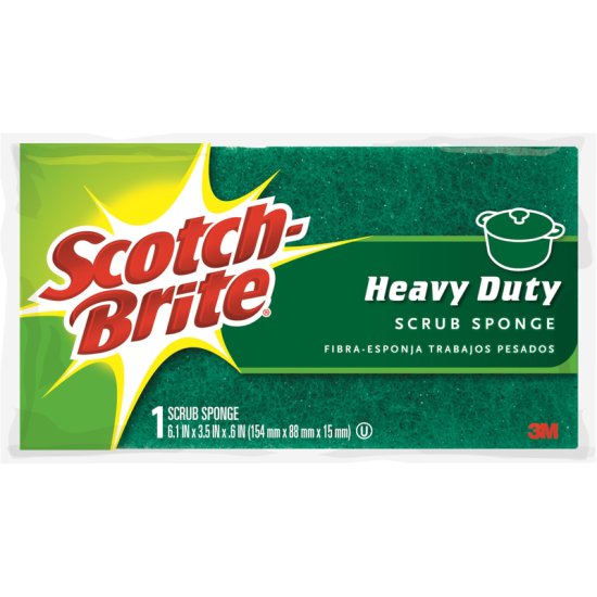 (image for) Scotch-Brite Heavy Duty Sponge For Household 4.5 in. L 1 pk