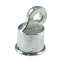 (image for) 2.44 in. L Steel Chain Link Rail End Cap 1 pk