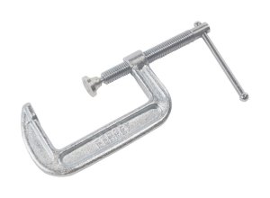 (image for) 2.5 in. x 1.375 in. D Adjustable C-Clamp 900 lb. 1 pc.