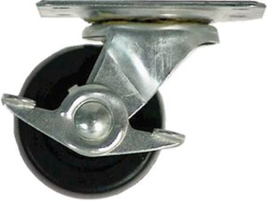 (image for) 2-1/2 in. Dia. Swivel Soft Rubber Caster 100 lb. 1 pk