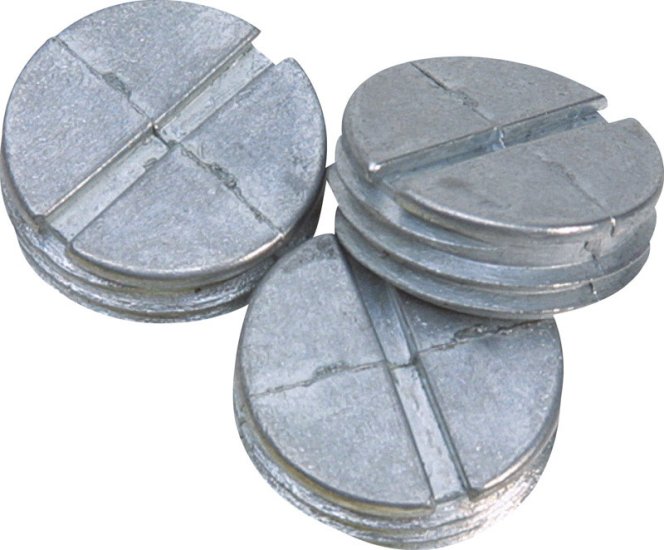 (image for) Closure Plugs 1/2" Gray 4-Pieces