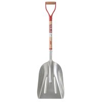 (image for) Truper 45 in. Aluminum Scoop General Purpose Shovel Wood Handle