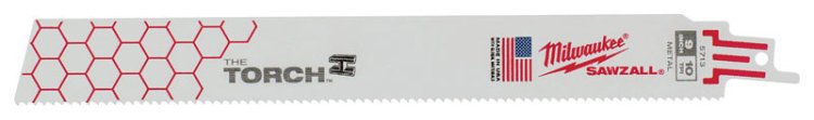 (image for) The Torch 9 in. Bi-Metal Reciprocating Saw Blade 10 TP