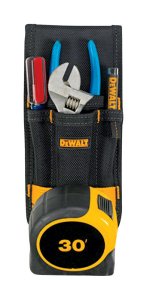 (image for) DeWalt 4 pocket Polyester Fabric Tool Holder 3.7 in. L x 8.7 in.