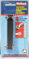 (image for) .050" to 3/16" SAE Fold-Up Hex Key Set Multi-Size in