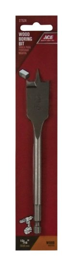 (image for) 13/16 in. x 6 in. L Steel Wood Boring Bit 1 pc.