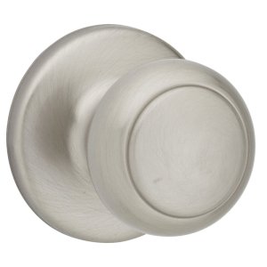 (image for) Satin Nickel Steel Passage Door Knob Cove Clamshell Pack