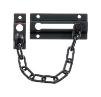 (image for) 3.38 in. L Oil Rubbed Bronze Steel Chain Door Guard