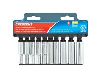 (image for) Crescent Assorted Sizes X 1/4 in. drive SAE 6 Point Deep Well So