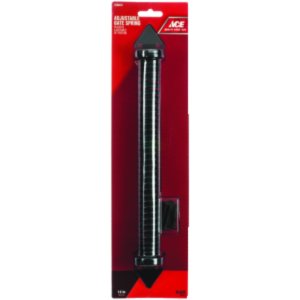 (image for) 14 in. Dia. x 1.65 in. L Black Steel Gate Spring