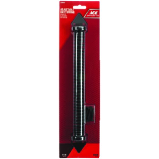(image for) 14 in. Dia. x 1.65 in. L Black Steel Gate Spring
