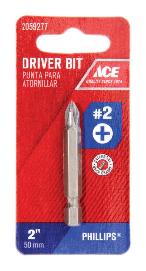 (image for) Phillips 2 in. x 2 in. L Power Screwdriver Bit S2 Tool Steel