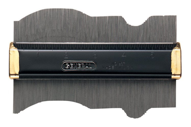 (image for) 6 in. L x 3-1/2 in. W Contour Gauge