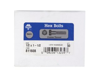 (image for) 1/2 in. Dia. x 1-1/2 in. L Hot Dipped Galvanized Steel H