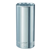(image for) 27 mm x 1/2 in. drive Metric 12 Point Deep Socket 1 pc.