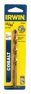 (image for) 11/32 in. x 4-3/4 in. L Cobalt Steel Drill Bit 1 pc.