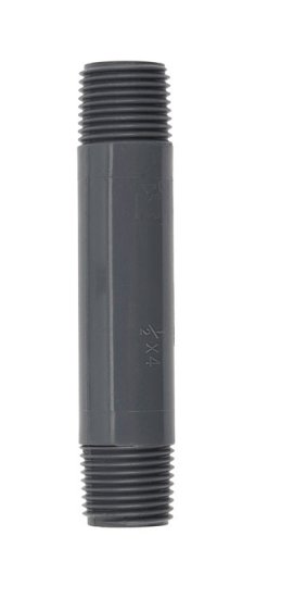 (image for) Schedule 80 1/2 in. MPT PVC 4 in. Nipple
