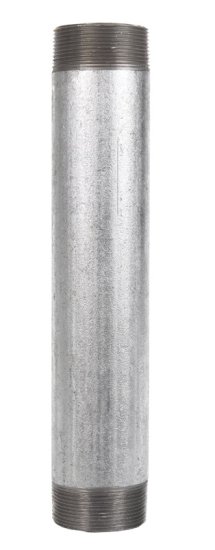 (image for) 3 in. MPT x 12 in. L Galvanized Steel Nipp