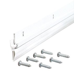 (image for) White Aluminum Door Set Seal For Garage Doors 36 in. L x 1/4