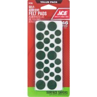 (image for) Felt Self Adhesive Pad Green Round 46 pk