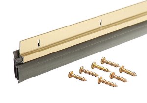 (image for) Gold Aluminum/Vinyl Sweep For Garage Doors 36 in. L x 1/8 in.