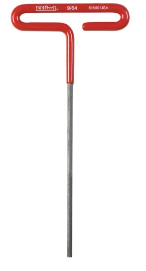 (image for) 9/64" SAE T-Handle Hex Key 6 in. 1 pc.