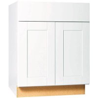 (image for) Shaker Assembled 27x34.5x24 in. Base Kitchen Cabinet