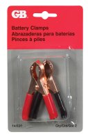 (image for) Insulated Wire Battery Clamps Multicolored 2 pk