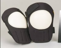 (image for) 7.5 in. L x 3.25 in. W Foam/Polyester Knee Pads Black