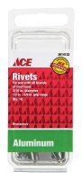 (image for) 3/16 in. Dia. x 5/8 in. Aluminum Rivets Silver 10 pk