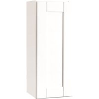 (image for) Shaker Satin White Assembled Wall Cabinet 12 x 30 x 12