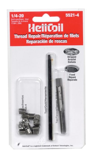 (image for) 1/4 in. Stainless Steel Thread Repair Kit 20
