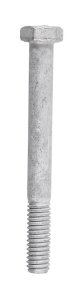 (image for) 5/16 in. Dia. x 3 in. L Hot Dipped Galvanized Steel Hex