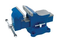 (image for) 6 in. Steel Workshop Bench Vise Swivel Base