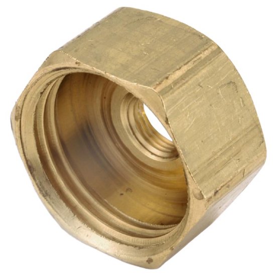 (image for) Brass Faucet Nut 3/4 in. For Icemaker