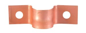 (image for) 3/8 in. Copper Plated Copper Tube Strap