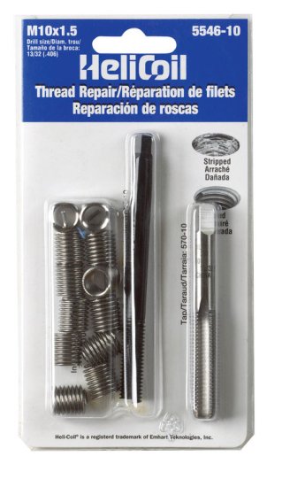 (image for) 1-1/2 in. Stainless Steel Thread Repair Kit M10