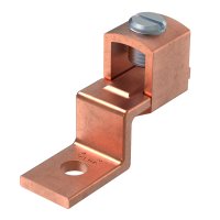 (image for) 6-1/0 AWG Offset Terminal Lug Copper 2 pk