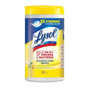 (image for) Lemon & Lime Blossom Scent Disinfecting Wipes 80 ct 1 pk