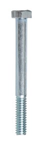 (image for) 1/4 in. Dia. x 2-1/2 in. L Zinc Plated Steel Hex Bolt 10
