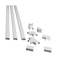 (image for) Cordmate 12 ft. L White Plastic Cord and Cable Organizer Kit