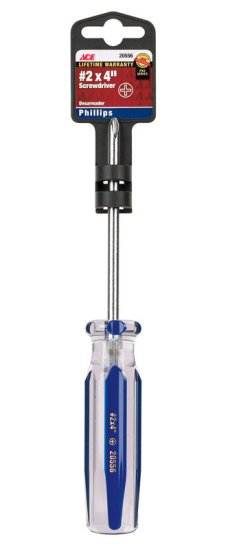 (image for) No. 2 Sizes x 4 in. L Phillips Screwdriver 1 pc.