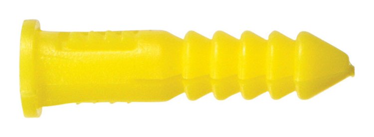 (image for) 3/16 x 7/8 in. L Plastic Round Head Ribbed Anc