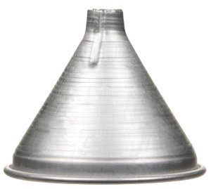 (image for) HIC Silver Aluminum 2 oz. Funnel